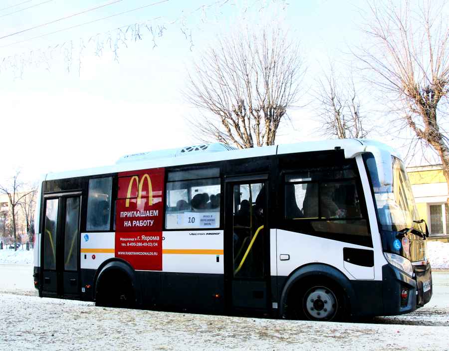 TMG McDonalds наружная реклама на транспорте Москва